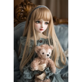 BJD SD wig Suitable for 1/3 1/4 1/6 doll wig high temperature silk Long hair bjd accessories