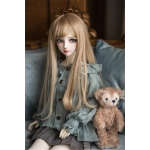 BJD SD wig Suitable for 1/3 1/4 1/6 doll wig high temperature silk Long hair bjd accessories