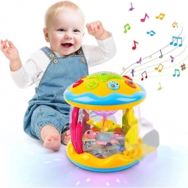 Baby Toys 6 0 12 Months Musical Toy Babies Ocean Rotary Projector Montessori Early Educational Toys with Music Light Kids 1 2 3